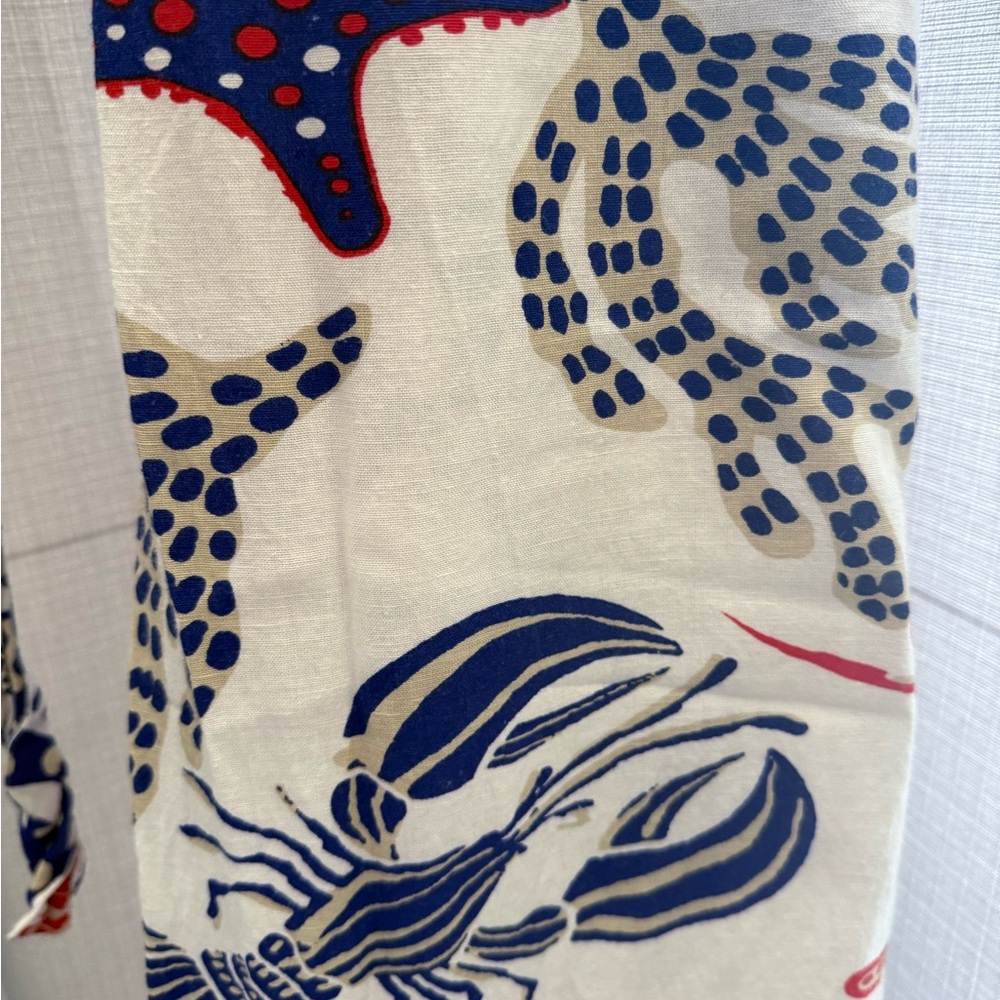 Nautical Crab Pattern Scarf - image 7